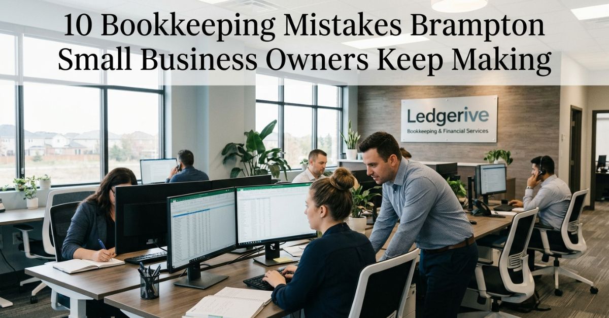 10 Bookkeeping Mistakes Brampton Small Business Owners Keep Making