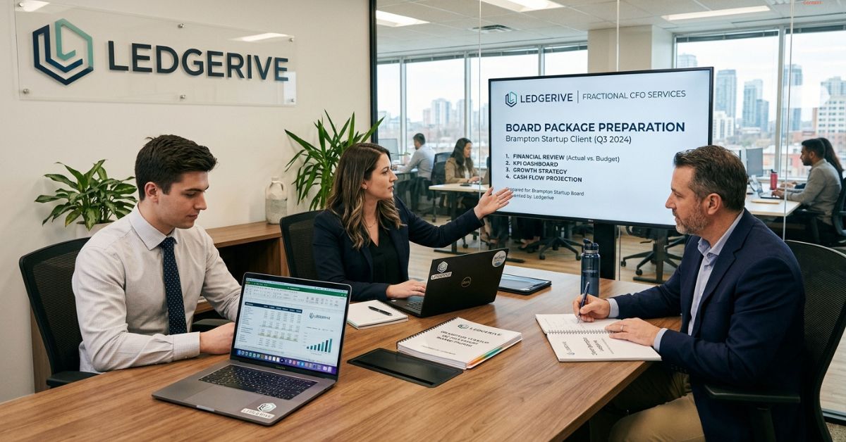 Fractional CFOs Prepare Board Packages for Brampton Startups