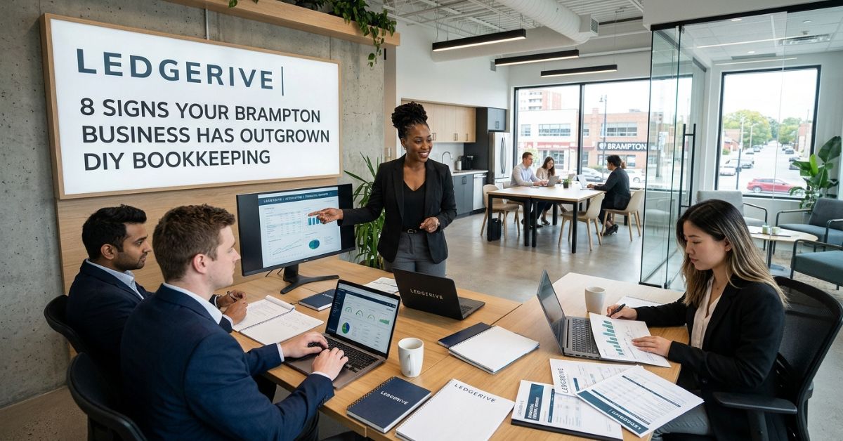 Signs Your Brampton Business Has Outgrown DIY Bookkeeping