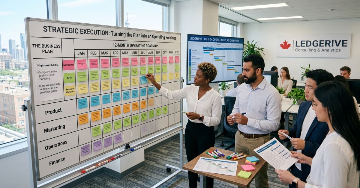 How to Turn a Business Plan into a 12-Month Operating Roadmap